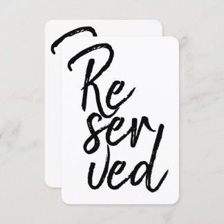 Modern font reserved graphics typography lettering invitation