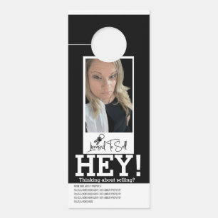 Modern For Sale Home Listed Leasing Business Photo Door Hanger