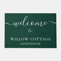 Modern Forest Green Guesthouse Welcome