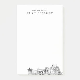 Modern Fort Worth Professional Gift Personalized Post-it Notes