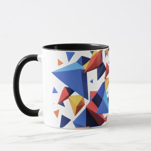 Modern Fragment Grid Mug (Left)