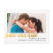 Modern Frame Gold Photo Save the Date Postcard