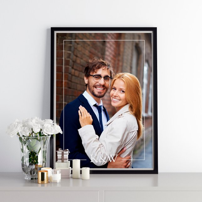 Modern Framed Monogram Poster (Creator Uploaded)