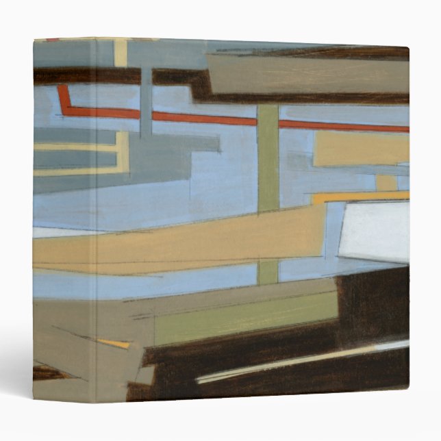 Modern Free Expression Painting by Norman Wyatt Binder (Front/Spine)