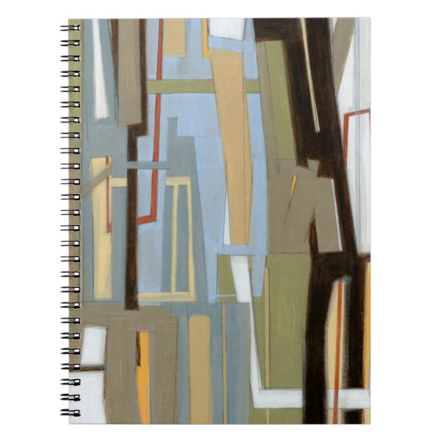 Modern Free Expression Painting by Norman Wyatt Notebook (Front)