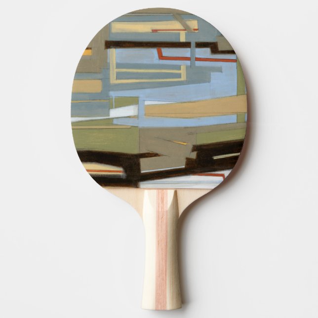 Modern Free Expression Painting by Norman Wyatt Ping Pong Paddle (Front)