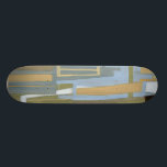 Modern Free Expression Painting by Norman Wyatt Skateboard<br><div class="desc">A modern free expression painting by Norman Wyatt Jr,  it features interlocking lines that form tight links of colour. Perfect as a personal purchase or as a gift for someone who enjoys free expression paintings.</div>