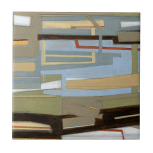 Modern Free Expression Painting by Norman Wyatt Tile