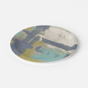 Modern Free Expression Painting Paper Plate
