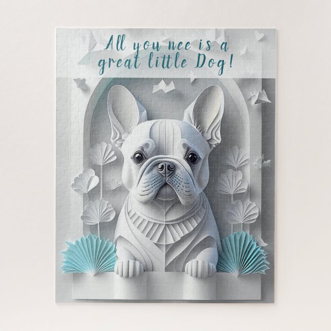 Modern French Bulldog  Jigsaw Puzzle (Vertical)