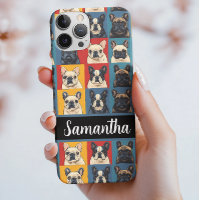 Modern French Bulldog Portraits Personalized 