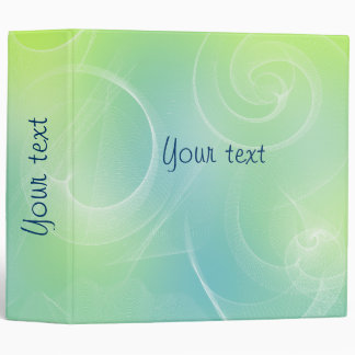 Modern fresh abstract design binder