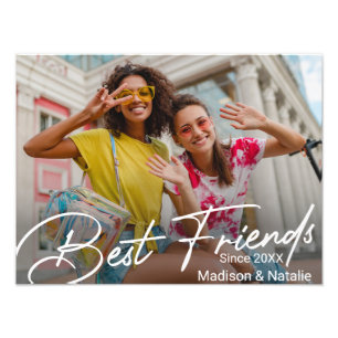 Modern Friendship Photo Gift Print