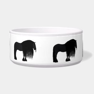 Modern Friesian Horse Illustration