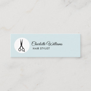 Modern Friseur Visitenkarte Mini Business Card
