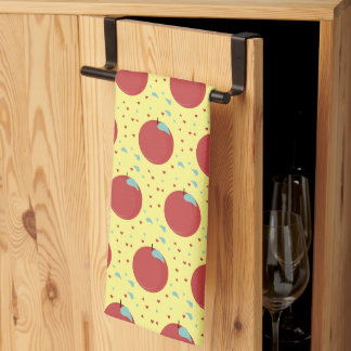 Modern Fruit Apple Pattern  Sweet Kitchen Towel