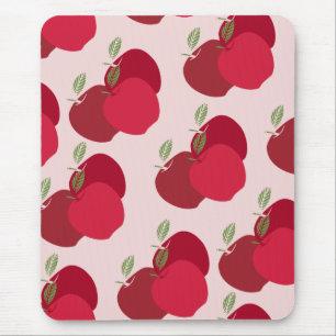 Modern Fruit-Inspired Apple Mouse Pad