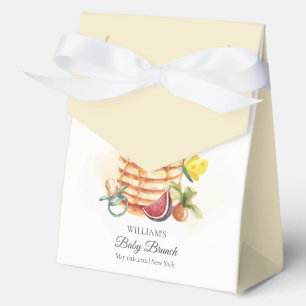 Modern Fruit Pancake Pacifier Brunch Baby Shower Favor Box