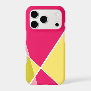 Modern Fuchsia Pink Geometric Criss Cross Lines