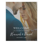 Modern Full Photo Wedding Rehearsal Dinner Welcome