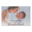 Modern Full Photo Wedding Rehearsal Dinner Welcome