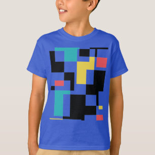 Modern, fun, colourful geometric graphic design T-Shirt