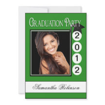 Modern Fun Graduation Party Custom Photo