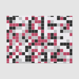 Modern Fun Magenta Geometric Tissue Paper