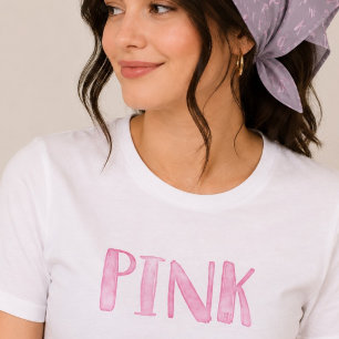 Modern Fun Pale Watercolor Pink Tri-Blend Shirt