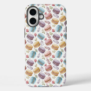 Modern Fun Sweet Macaroons iPhone 16 Plus Case