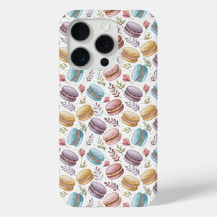 Modern Fun Sweet Macaroons iPhone 15 Pro Case