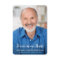 Modern Funeral Memorial Photo Sympathy Prayer Card
