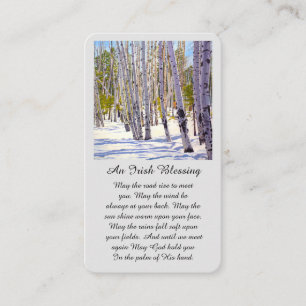 Modern Funeral Memorial Sympathy Card