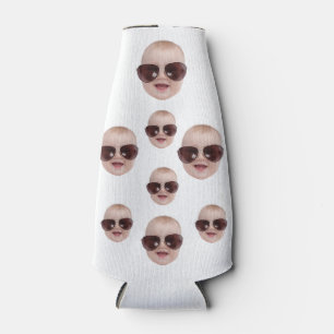 Modern Funny birthday  Funny photo gifts Bottle Cooler
