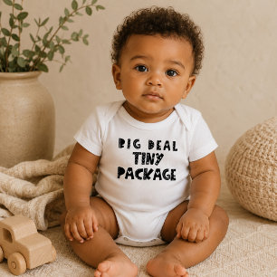 Modern Funny Cute Witty Baby Shower Gift Bodysuit