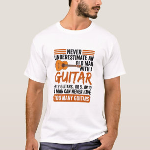 Modern Funny Guitarist T-Shirt, Guitar Player  T-Shirt