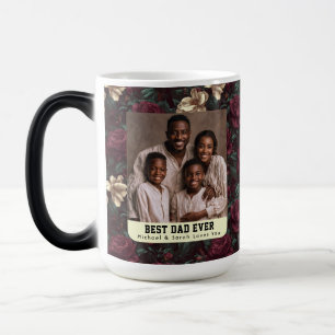 Modern Gardenias Flower Big Dad Photo Travel Tea Magic Mug