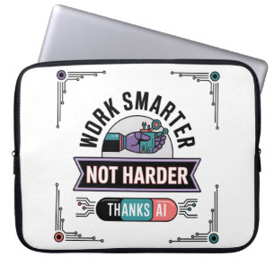 Modern Geek Tech Trends Digital Transformation Laptop Sleeve