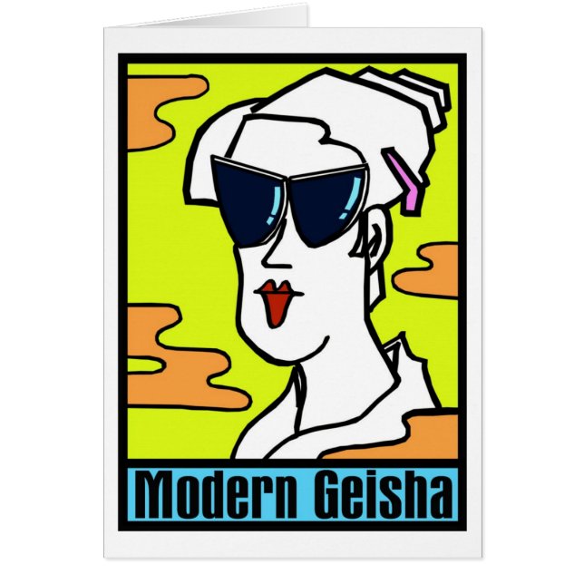 Modern Geisha-Card (Front)