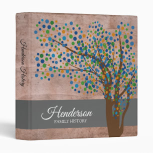 Modern Genealogy Tree Binder