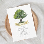 Modern Genealogy Tree Family Reunion Save the Date<br><div class="desc">Featuring a watercolor tree,  this cute minimalist family reunion invitation template is easy to customize and ready to add your yearly family gathering details this year. You can click the "Personalize" button to add your reunion event.</div>