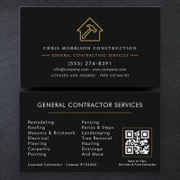 Modern General Contractor QR Code