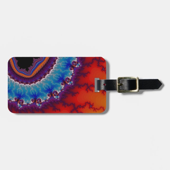 Modern Geode Luggage Tag (Front Horizontal)