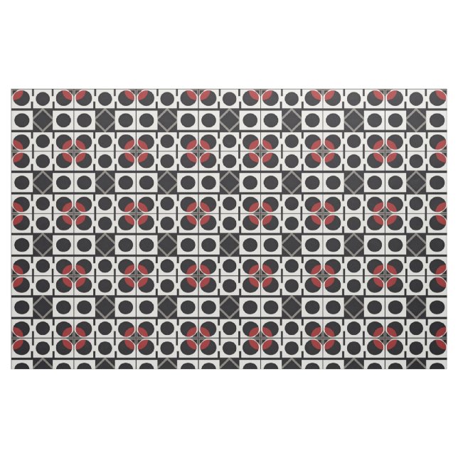 Modern Geometric Abstract Fabric (Fat Quarter)