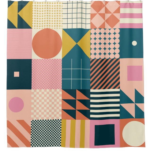 Modern geometric abstract pattern design with simp (Front)