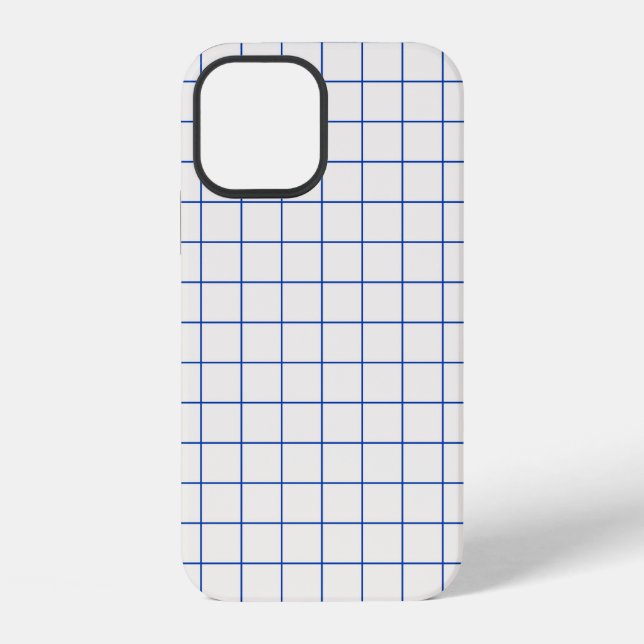 Modern geometric abstract pattern design with simp iPhone case (Back)