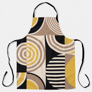 Modern geometric abstract pattern. Vintage design Apron