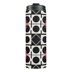 Modern Geometric Abstract With Circles Thermal Tumbler