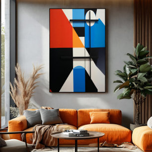 Modern Geometric Abstraction Poster