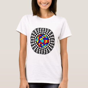 "Modern Geometric Art T-Shirt – Abstract Pattern T